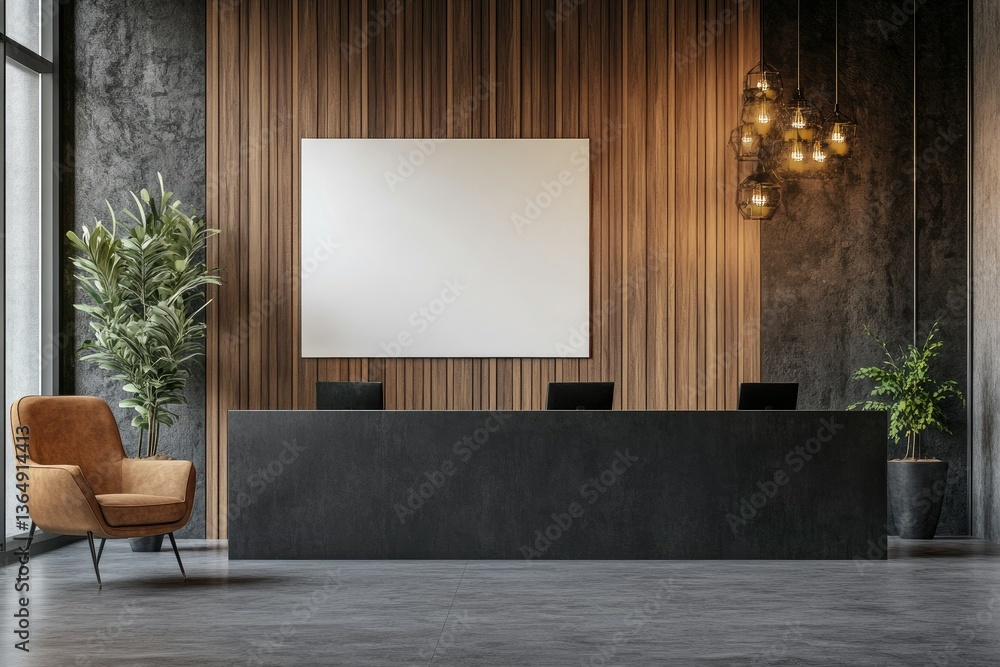 High Resolution Visual of Modern Reception with Copyspace High Resolution Visual of Modern Reception with Copyspace