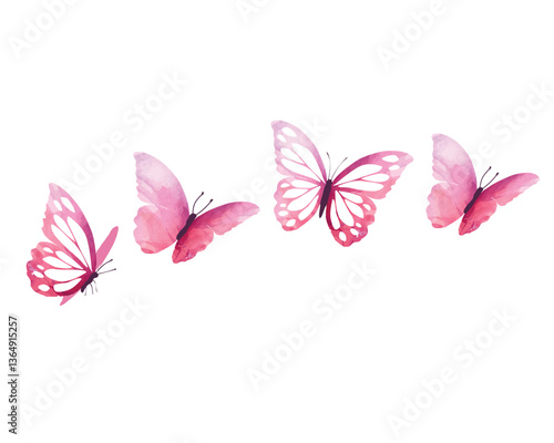 butterflies and flowers
