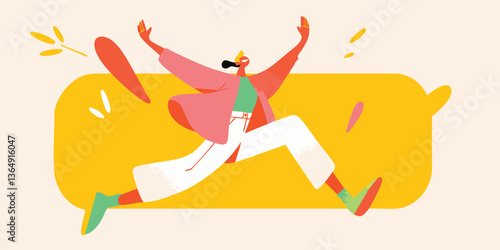A vibrant illustration depi...
