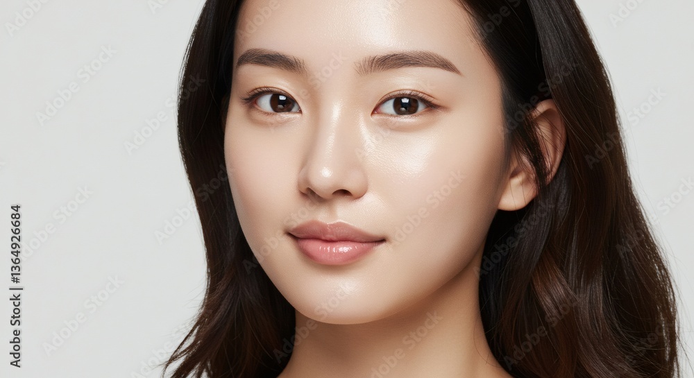 Obraz premium virtual korean cosmetic model