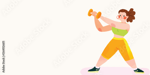 A vibrant illustration capt...