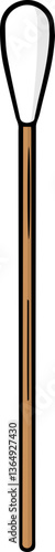 Illustration of cotton swab
