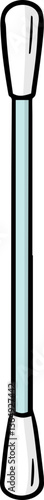 Illustration of cotton swab
