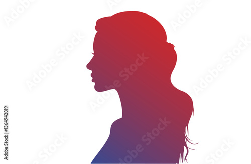icona, sagoma, silhouette, donna, volto,  profilo, bellezza, femminile, estetista, 