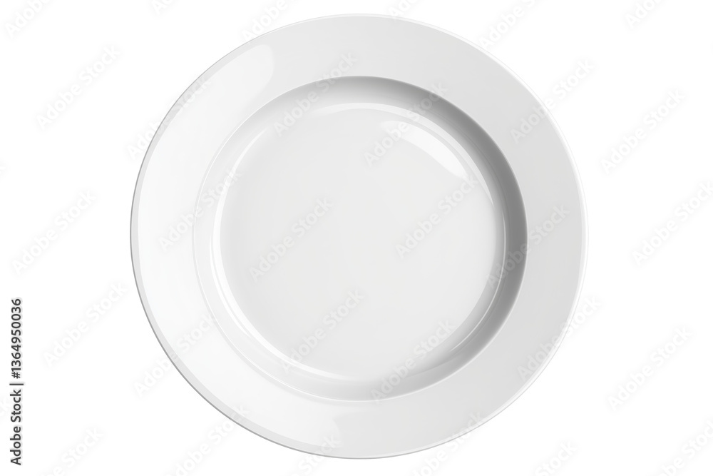 White plate, round, empty, clean, smooth surface, minimalistic design, suitable for various cuisines, dining, serving, tableware, isolated on transparent background, png White plate, round, empty, clean, smooth surface, minimalistic design, suitable for various cuisines, dining, serving, tableware, isolated on transparent background, png