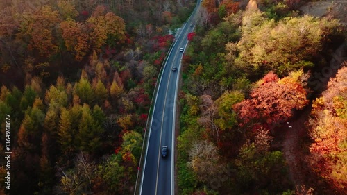 4k Video Fall Northeasts Most Beautiful Highway With Vibrant Autumn Colors