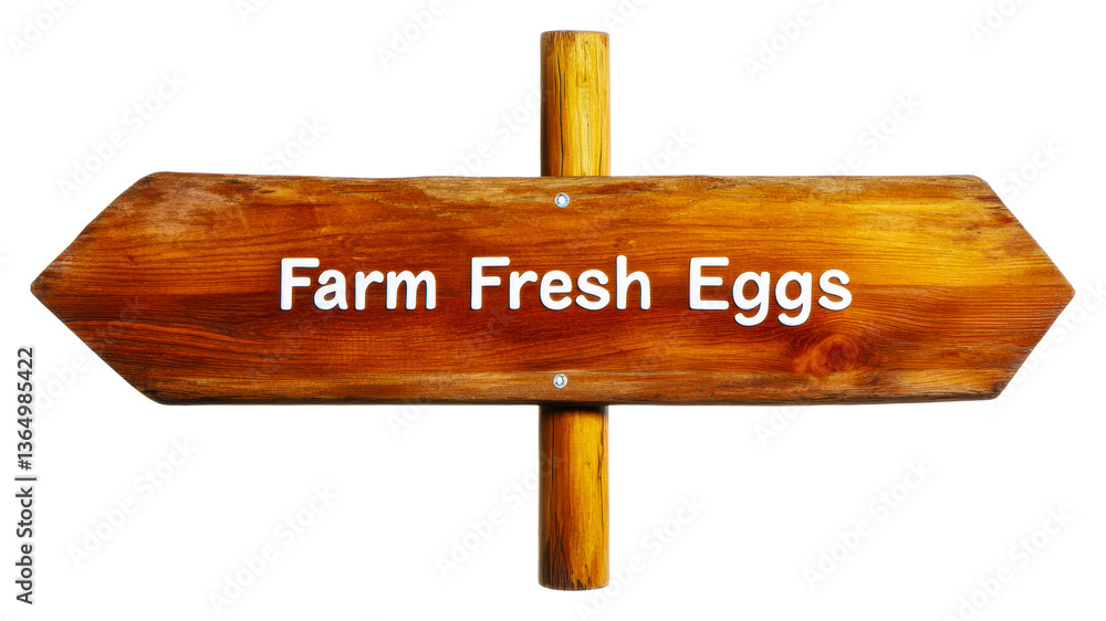 Harvesting fresh eggs from local farm rural setting signage cut out Harvesting fresh eggs from local farm rural setting signage cut out