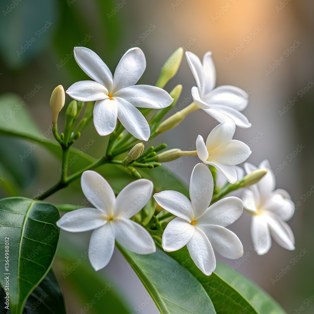 Fototapeta premium white frangipani flower