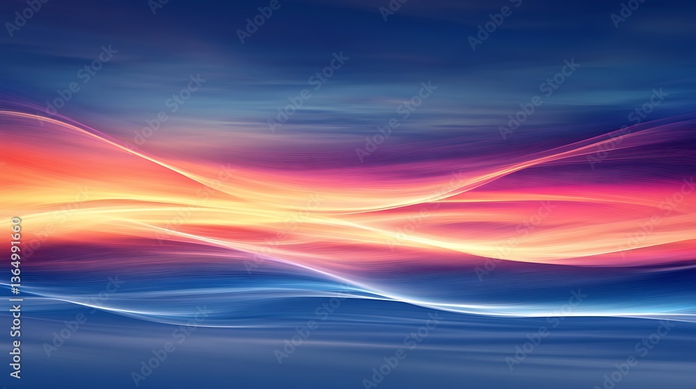Abstract Colorful Light Waves. Abstract Colorful Light Waves.