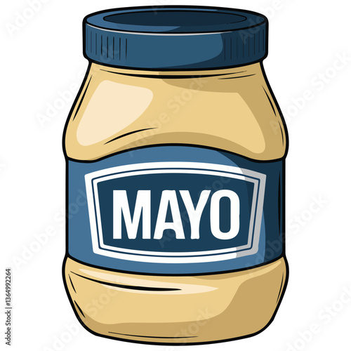 Jar of mayonnaise