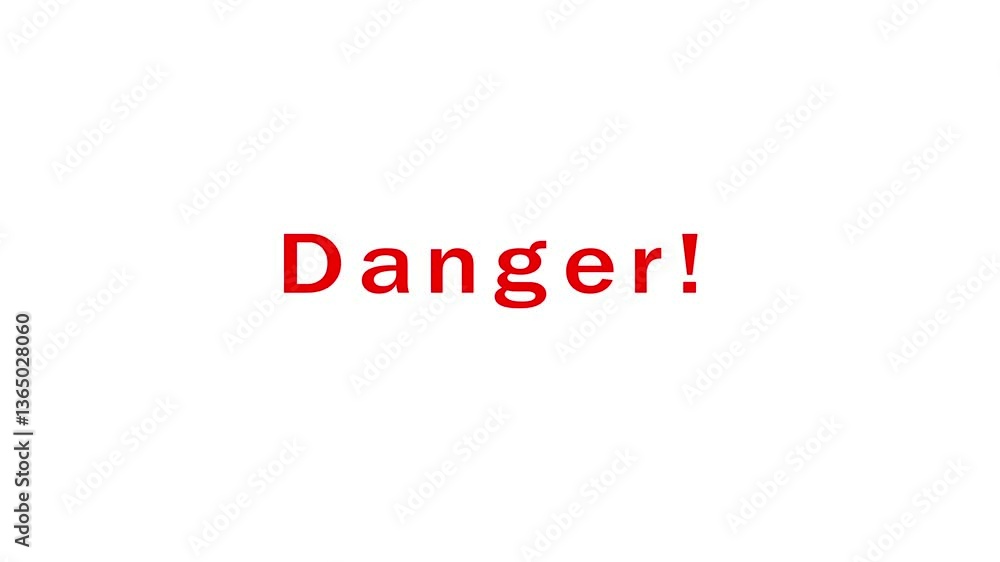 Danger Warning Animation. Warning Alert Symbol. Danger Warning Animation. Warning Alert Symbol.