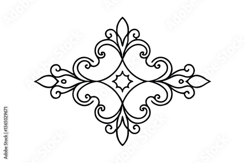 abstract floral ornament