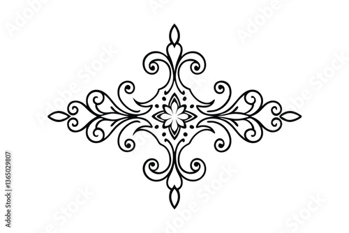 abstract floral design