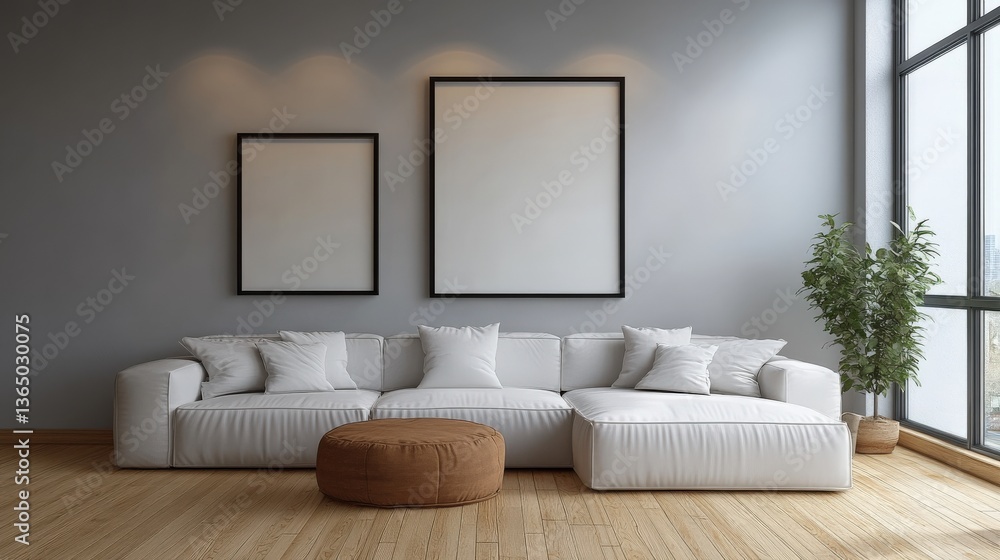 Fototapeta premium Modern Living Room Interior Design