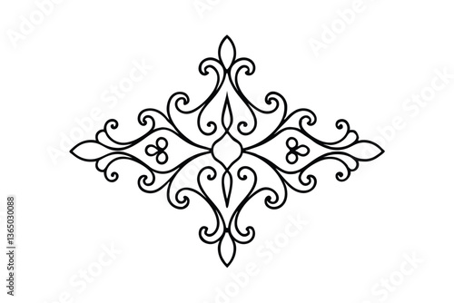 abstract floral design