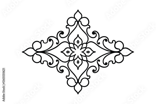 abstract floral ornament