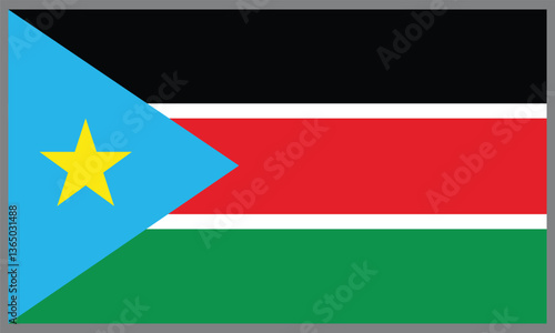 South Sudan flag background vector ,South Sudan Flag Design Vector illustration. Free Download South Sudan flag background vector ,South Sudan Flag Design Vector illustration. - GFXLoad