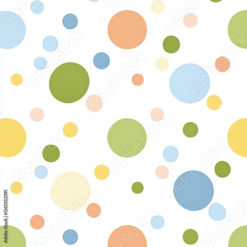 Pastel Polka Dot Pattern