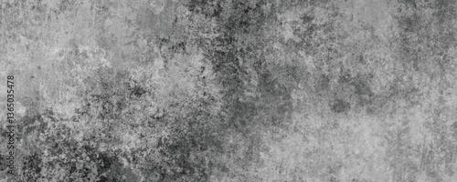 A Naturally Eroded and Weathered Cement Wall with Layers of Stains and Wear

