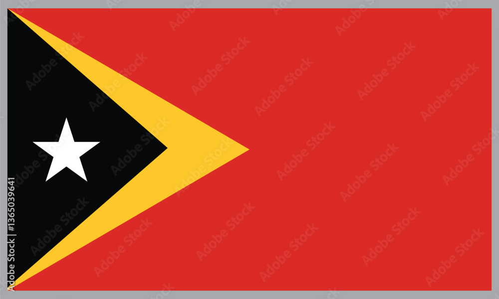 Timor-Leste flag background vector ,Timor-Leste Flag Design Vector illustration. Timor-Leste flag background vector ,Timor-Leste Flag Design Vector illustration.