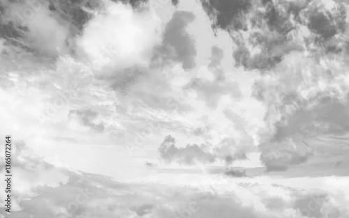 Sky clouds . sky with clouds, black and white background. sky with cloud and seasonal 