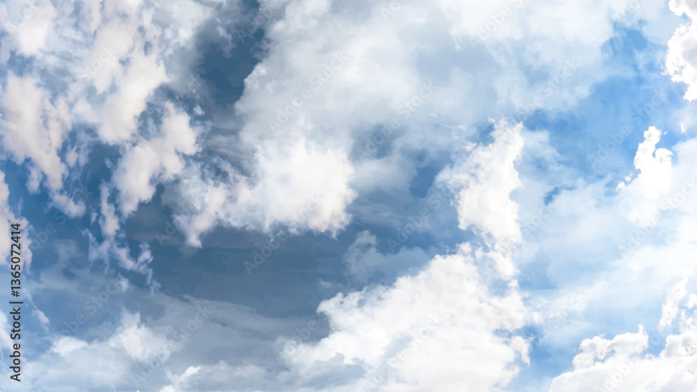 Sky clouds . sky with clouds, black and white background. sky with cloud and seasonal 