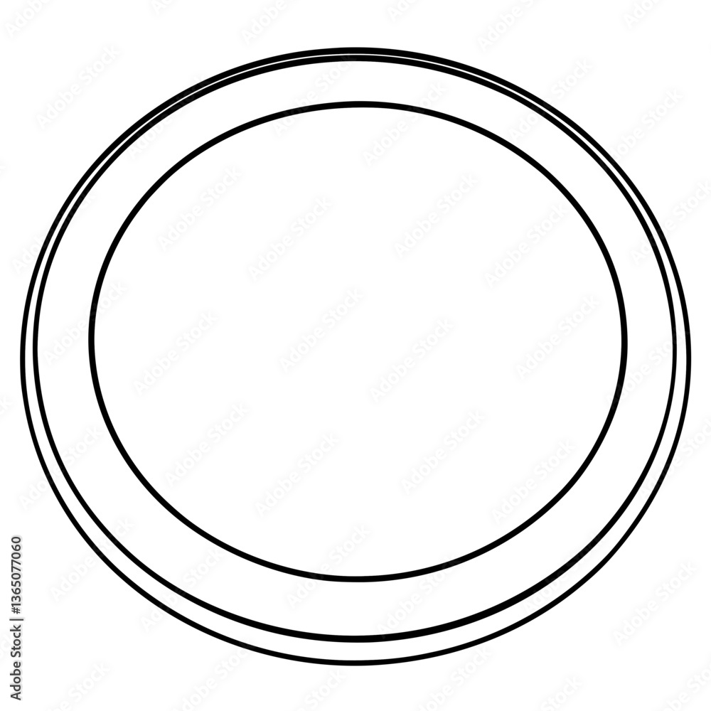 vector round frame vector round frame