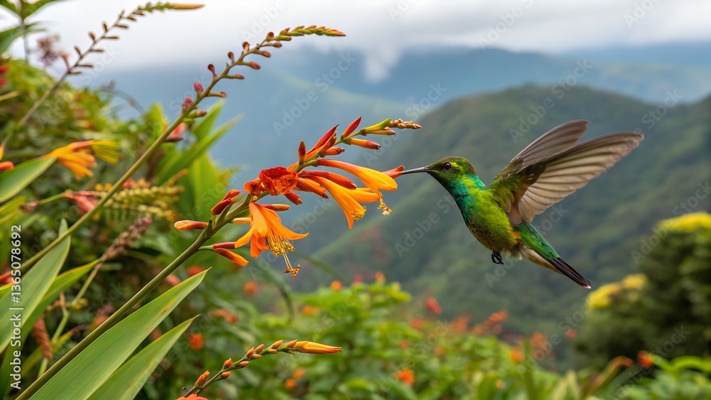 Fototapeta premium bird in flight