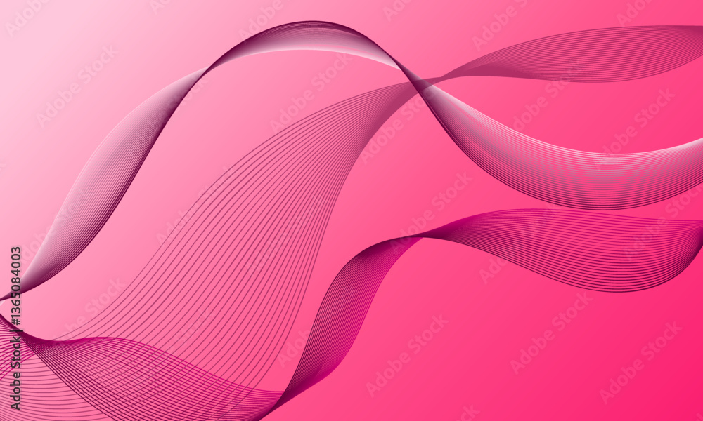 pink purple smooth lines wave curves with soft gradient abstract background pink purple smooth lines wave curves with soft gradient abstract background