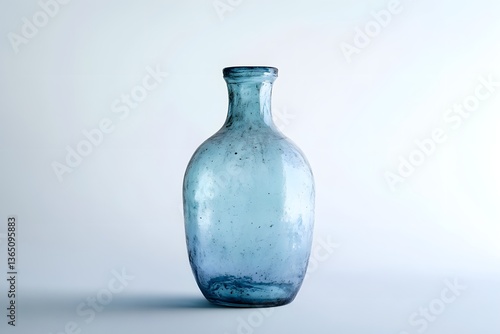 Ancient Roman Glass Bottle with Elegant Design