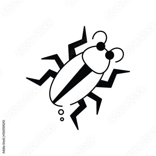 Cockroach Icon vector