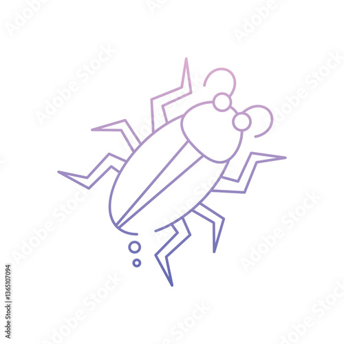 Cockroach Icon vector