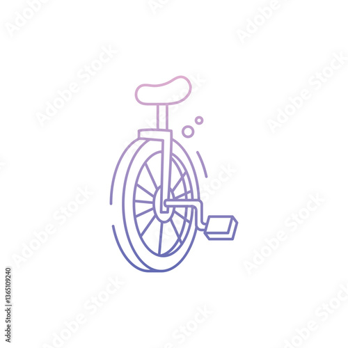Unicycles Icon vector