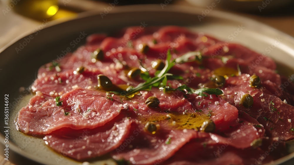 Obraz premium lamb chops with herbs