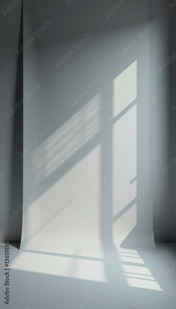 Minimalist gray studio backdrop for high resolution editing,  design,  template