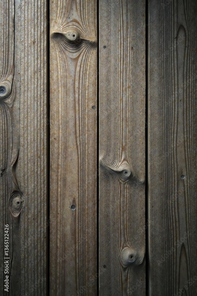 Naklejka premium Natural wooden background with warm gray tones, perfect for rustic and cozy designs, toned, texture
