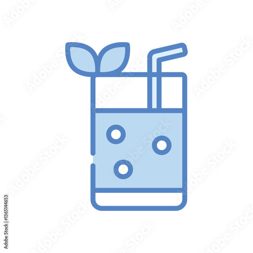 Mint Julep icon vector