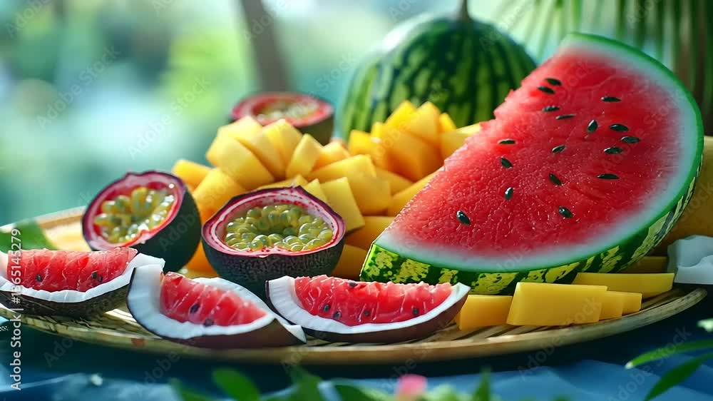 Tropical Fruit Platter: A Summer Delight Tropical Fruit Platter: A Summer Delight