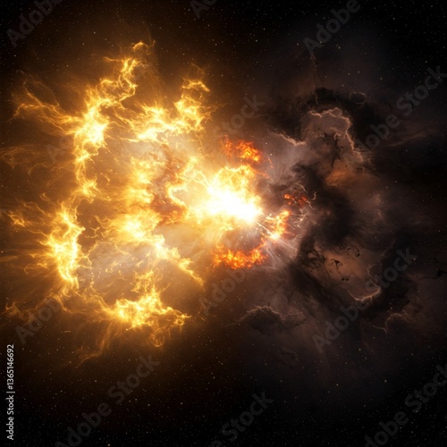 explosion of light