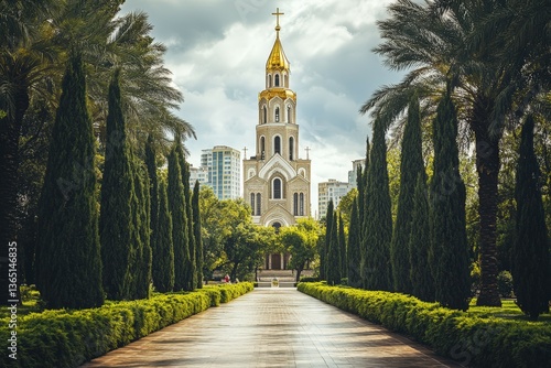 Lockdown Time Lapse Shot Of Famous Golden Gate Bridge Covered With Clouds On Sea Near City At Night - San Francisco, California. Beautiful simple AI generated image