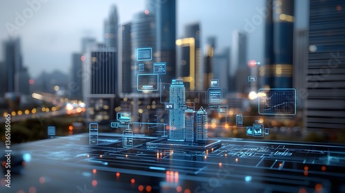 An advanced AI driven smart grid system effectively distributing solar wind and hydroelectric power to the city optimizing energy usage and distribution for a sustainable urban environment