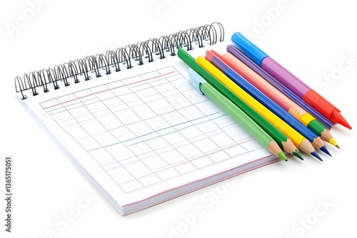 Realistic Weekly Homework Chart Render