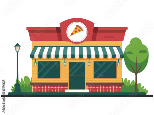 Pizza shop vector