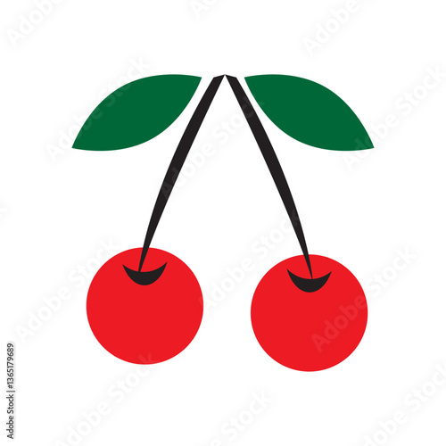 cherries on a branch