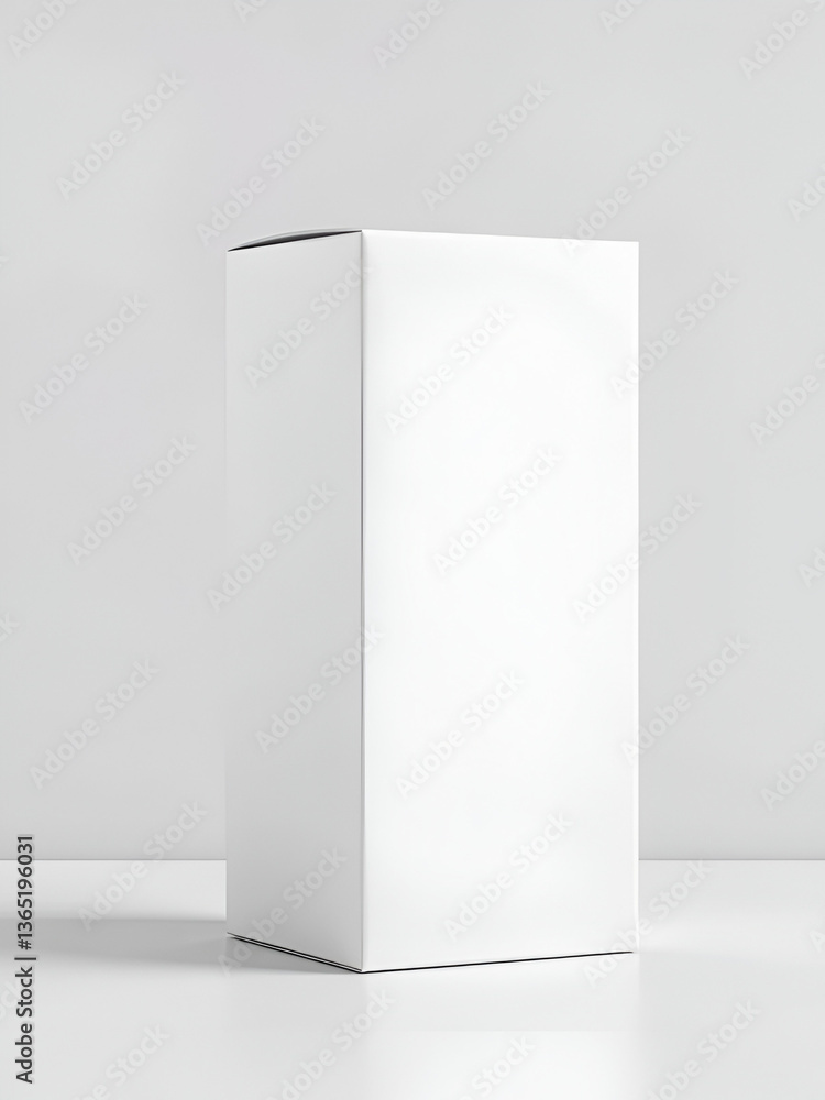 Blank White Product Box Mockup Packaging Design Blank White Product Box Mockup Packaging Design