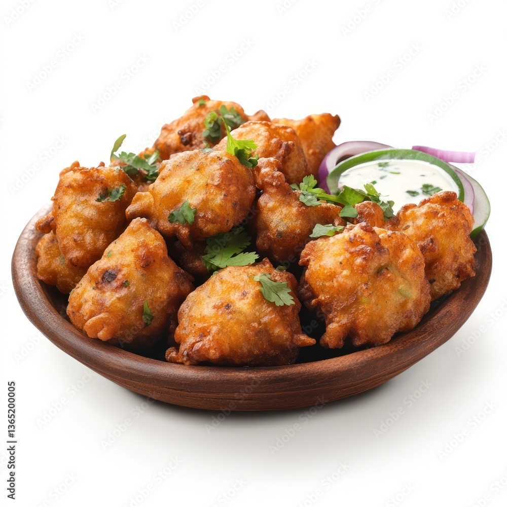 Pakoras food delicious appetizer. Pakoras food delicious appetizer.