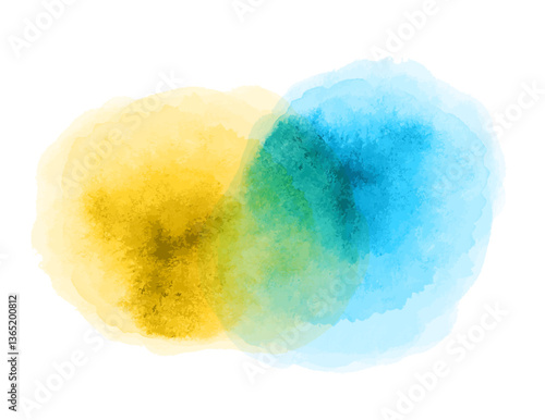 洗練された水彩風ベクターテクスチャ・カラフル
