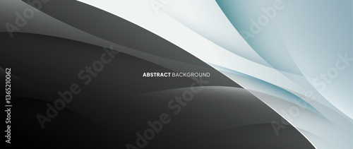 The blue abstract background with subtle color gradations and curved lines is neat and beautiful. The wave-like pattern is neatly and rhythmically arranged.	