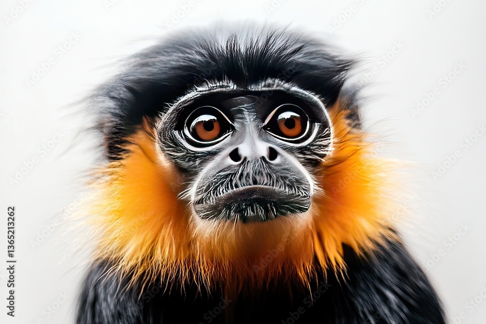 Fototapeta premium Monkey isolated on white background