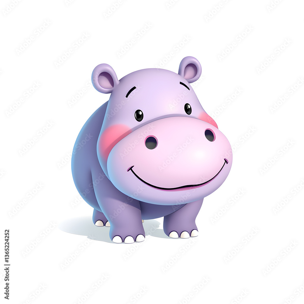 Hippo – 3D baby hippo, plump and round, tiny ears, big smile, pastel purple and blue tones, white background
Generative AI Hippo – 3D baby hippo, plump and round, tiny ears, big smile, pastel purple and blue tones, white background
Generative AI
